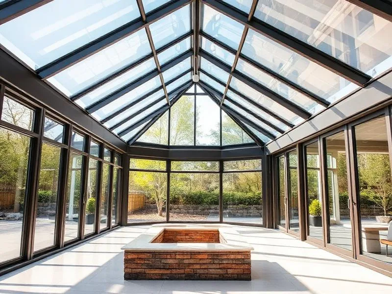 Conservatory roof glass replacement