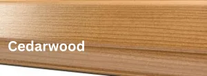 Cedarwood door color option