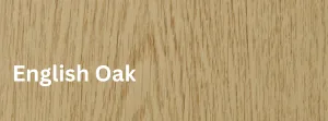 English Oak finish