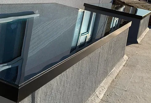 Titan EDGE flat rooflight installation