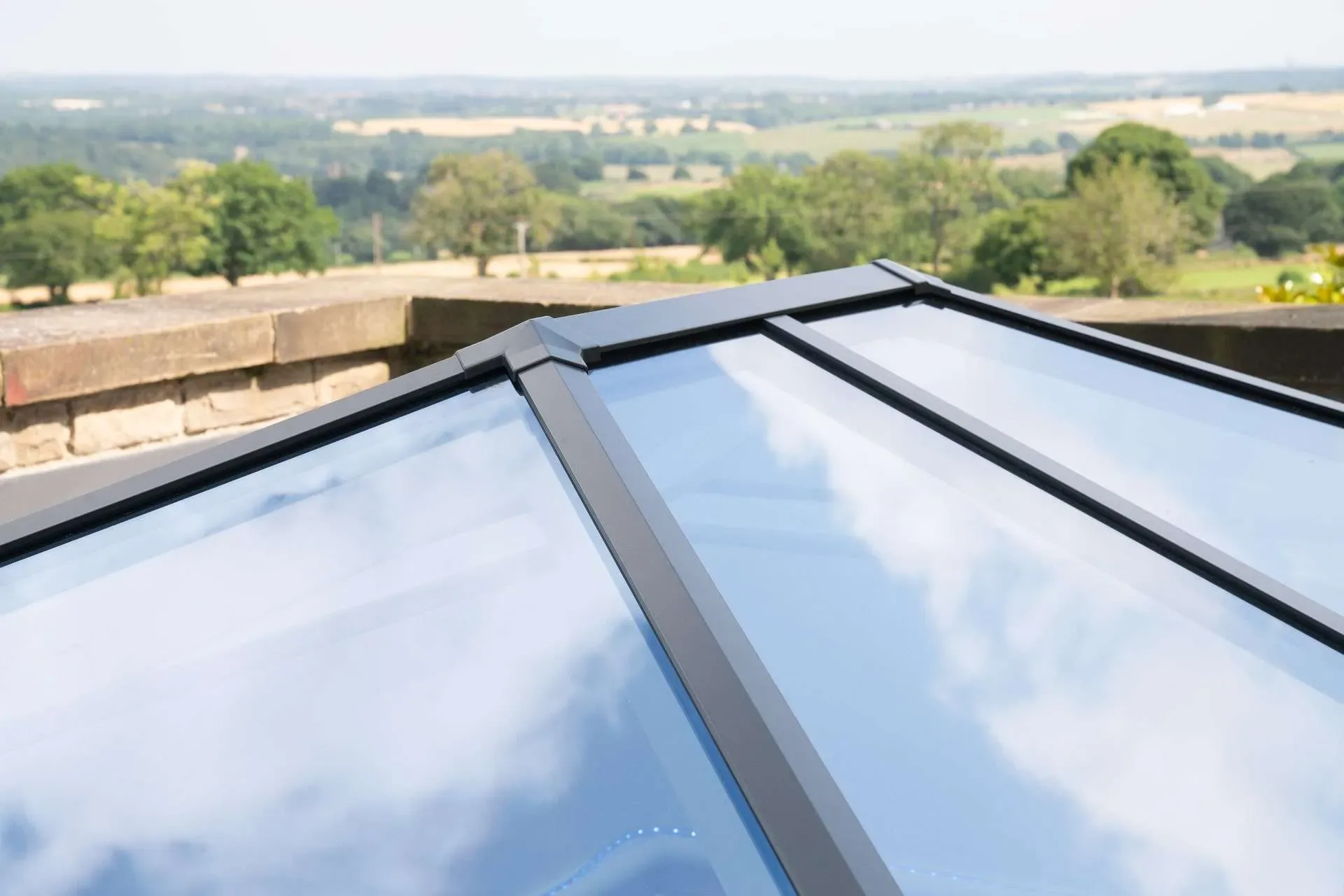 Interior view through S1 roof lantern