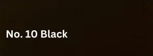 No. 10 Black finish