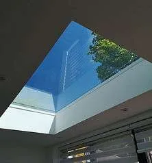 Interior view of roof light with natural lighting