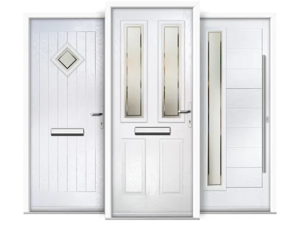 Classic white composite door designs